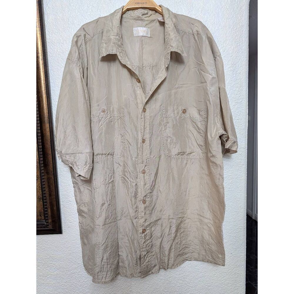 SUMMA silk Tan color size XL